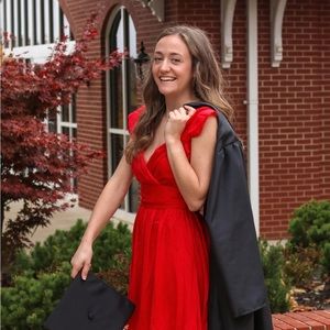 Lulus Daytime Darling Red Ruffled Mini Dress